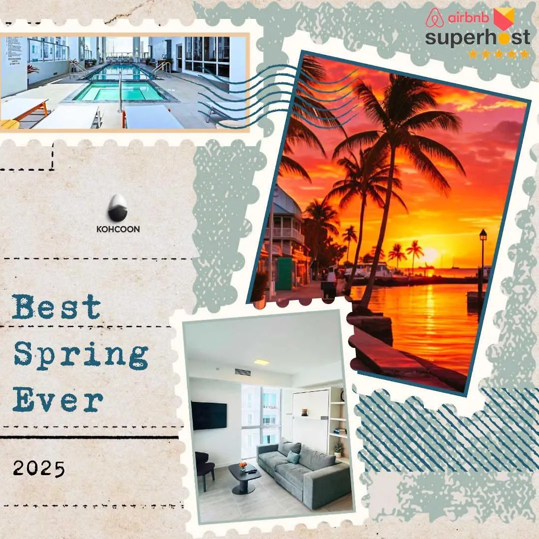 Explore Miami's Heat - Huge 1 Bed Pool & Gym Holiday home Miami