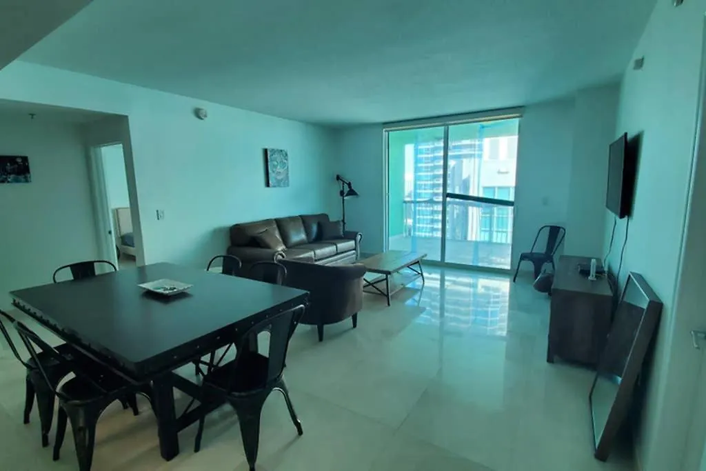 公寓 Luxury Penthouse Brickell 3 Bedrooms Free Parking 迈阿密