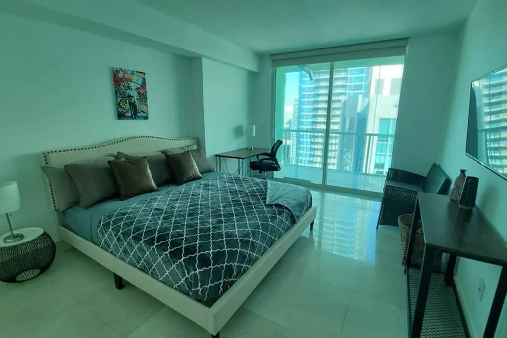 公寓 Luxury Penthouse Brickell 3 Bedrooms Free Parking
