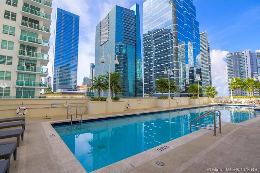 公寓 Luxury Penthouse Brickell 3 Bedrooms Free Parking *