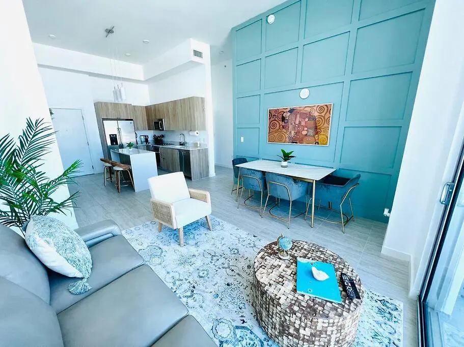 Sleek 2bd 2ba In Design District Aparthotel *
