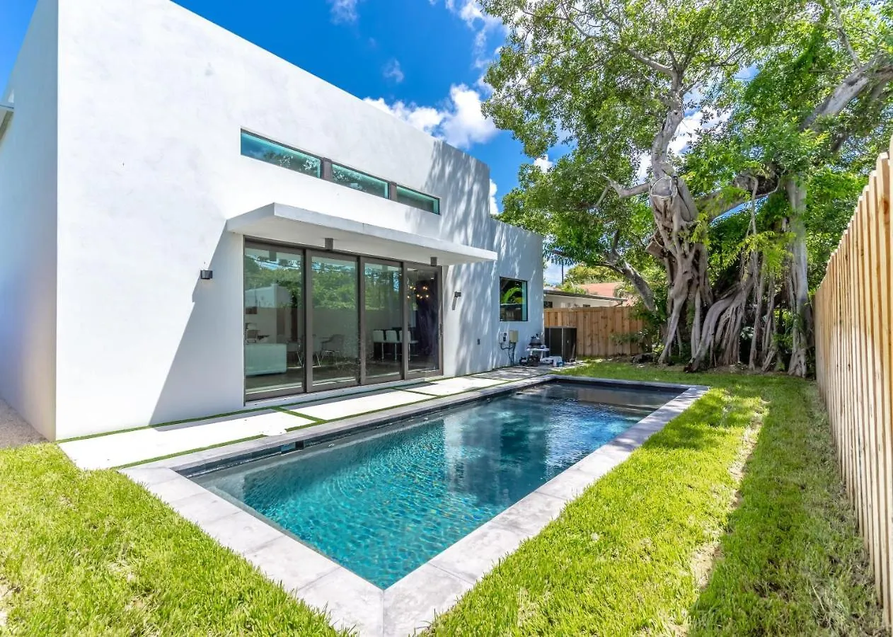 Lux With Pool, Wynwood House By Rovetravel 펜션 *