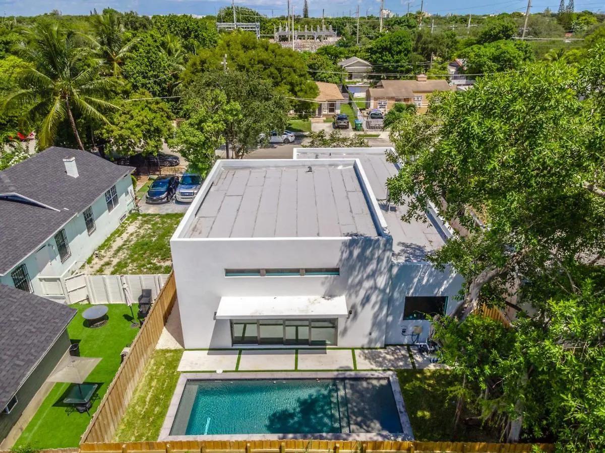 펜션 Lux With Pool, Wynwood House By Rovetravel *