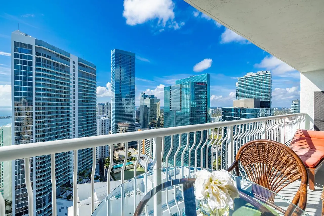 Apartament Brickell Unit, Amazing View, Balcony, Pool, 1 Free Parking *