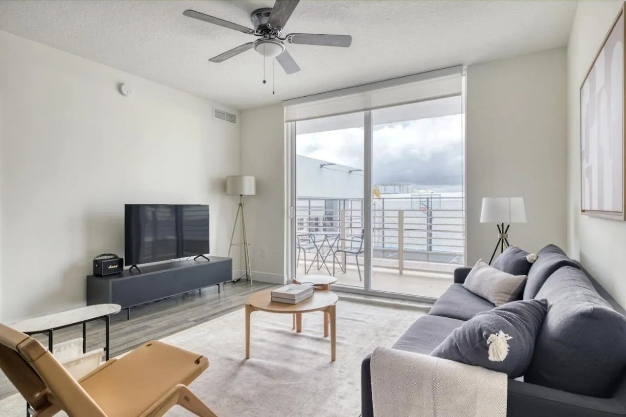 Apartmán Brickell 2br W Gym Pool Wd Nr Center Mia-40 Miami