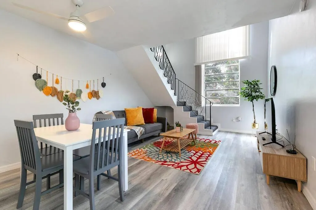 Loft Style 1b , Fast Wi-fi Virg14 Lejlighed Miami