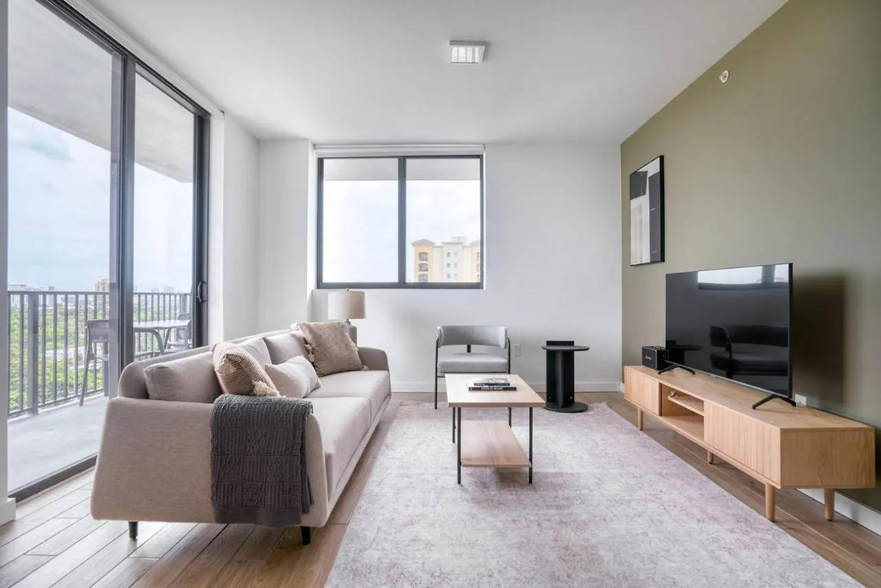 Coral Gables 2br W Pool Gym Nr Miracle Mile Mia-76 דירה