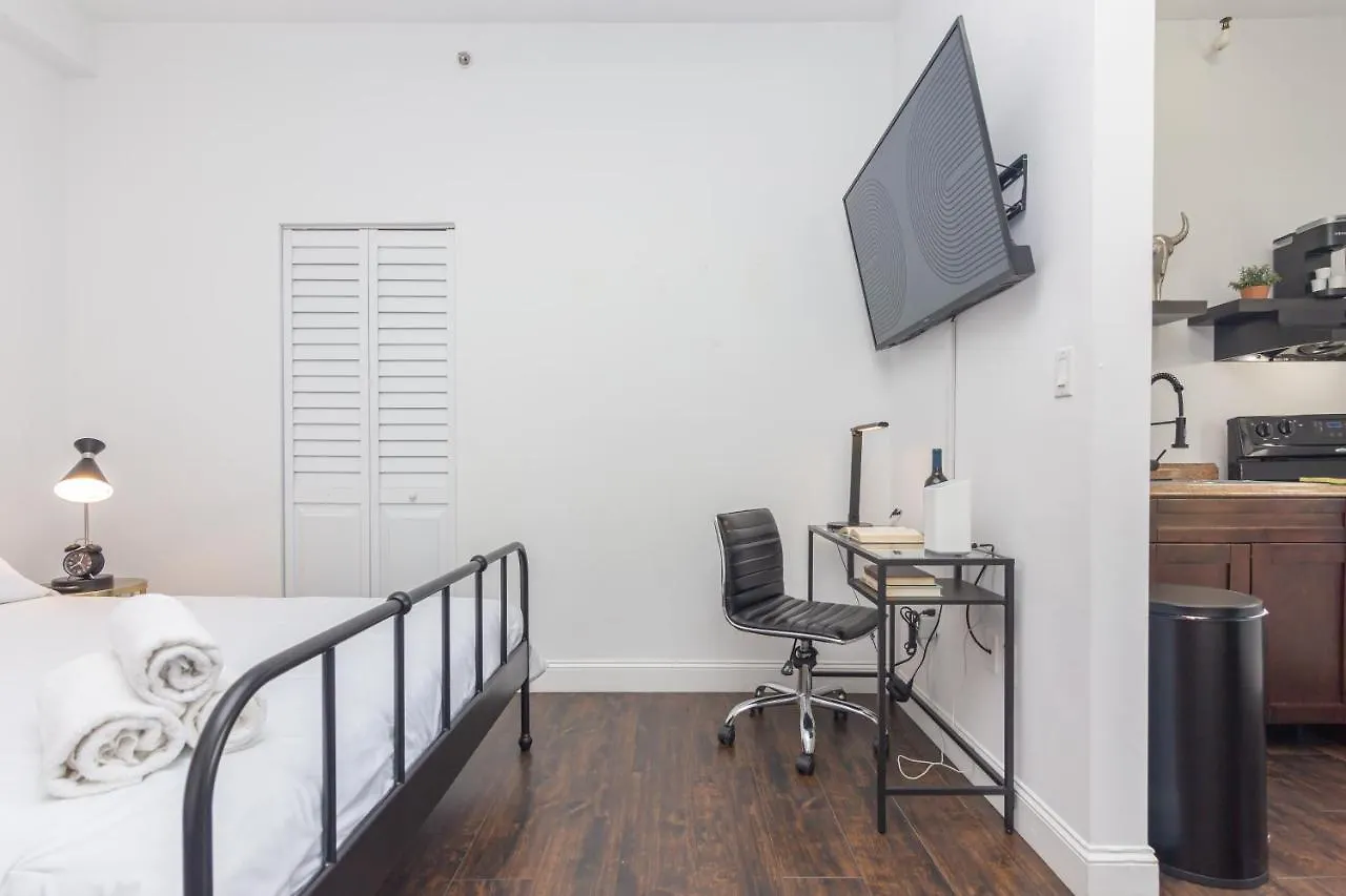Appartement Downtown Cozy Studio Near To South Beach - 5 Minutes To Wynwood