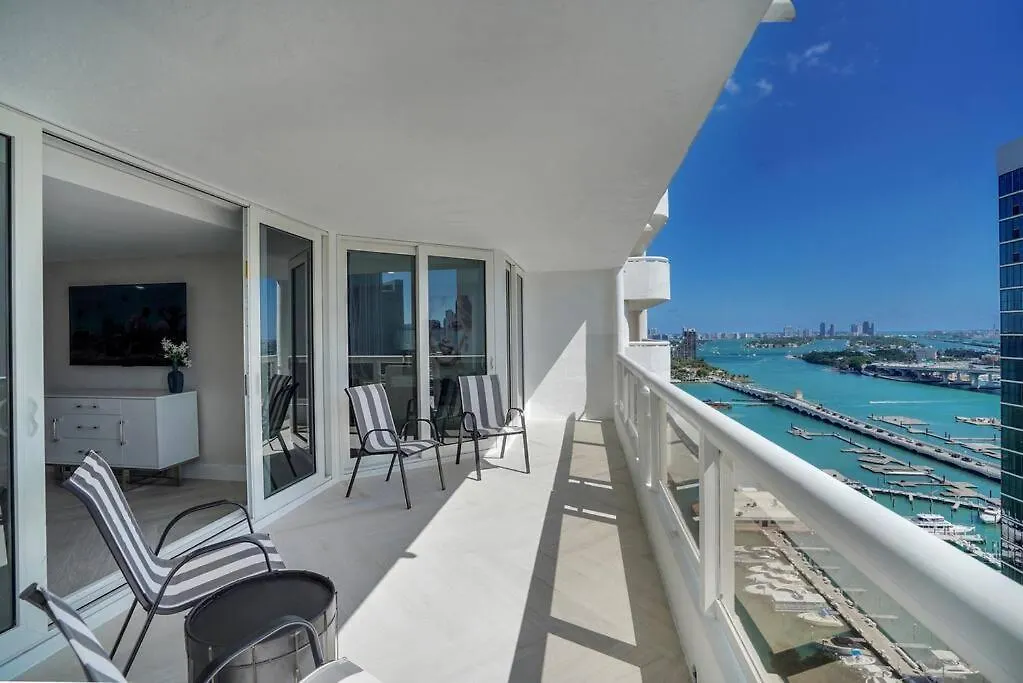 Visions! Water And Skyline Views! Brand New Miami