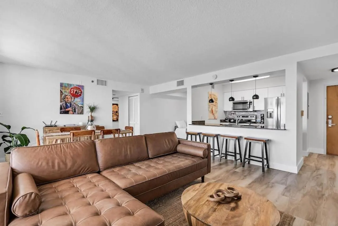 Dreamy Oceanfront Highfloor Corner Unit 2and2 Den Dom wakacyjny *