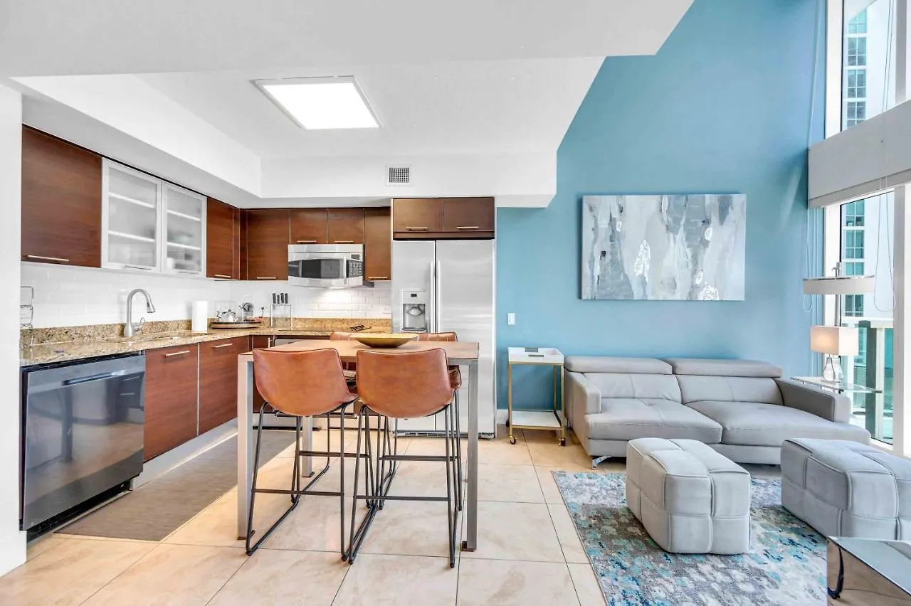 *spacious 2br Loft Brickell W/stunning Views* 公寓 *