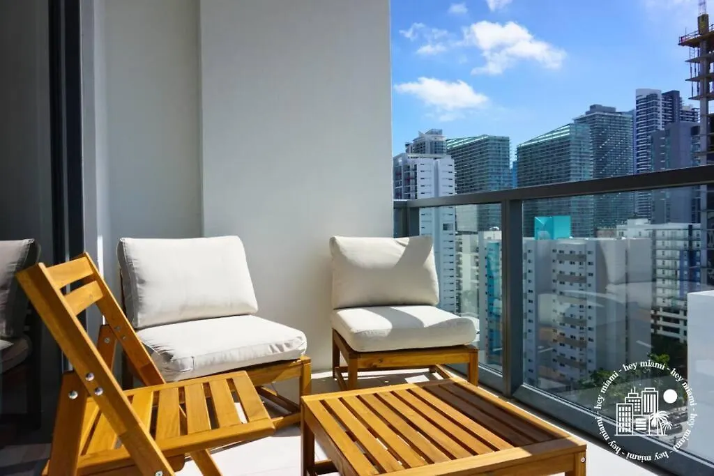 Apartment Moderno De 1 En Brickell Miami