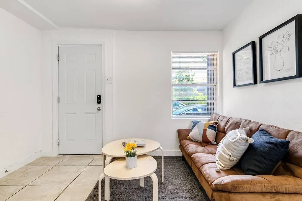 公寓 Inviting 1-br For 4 People V2 迈阿密