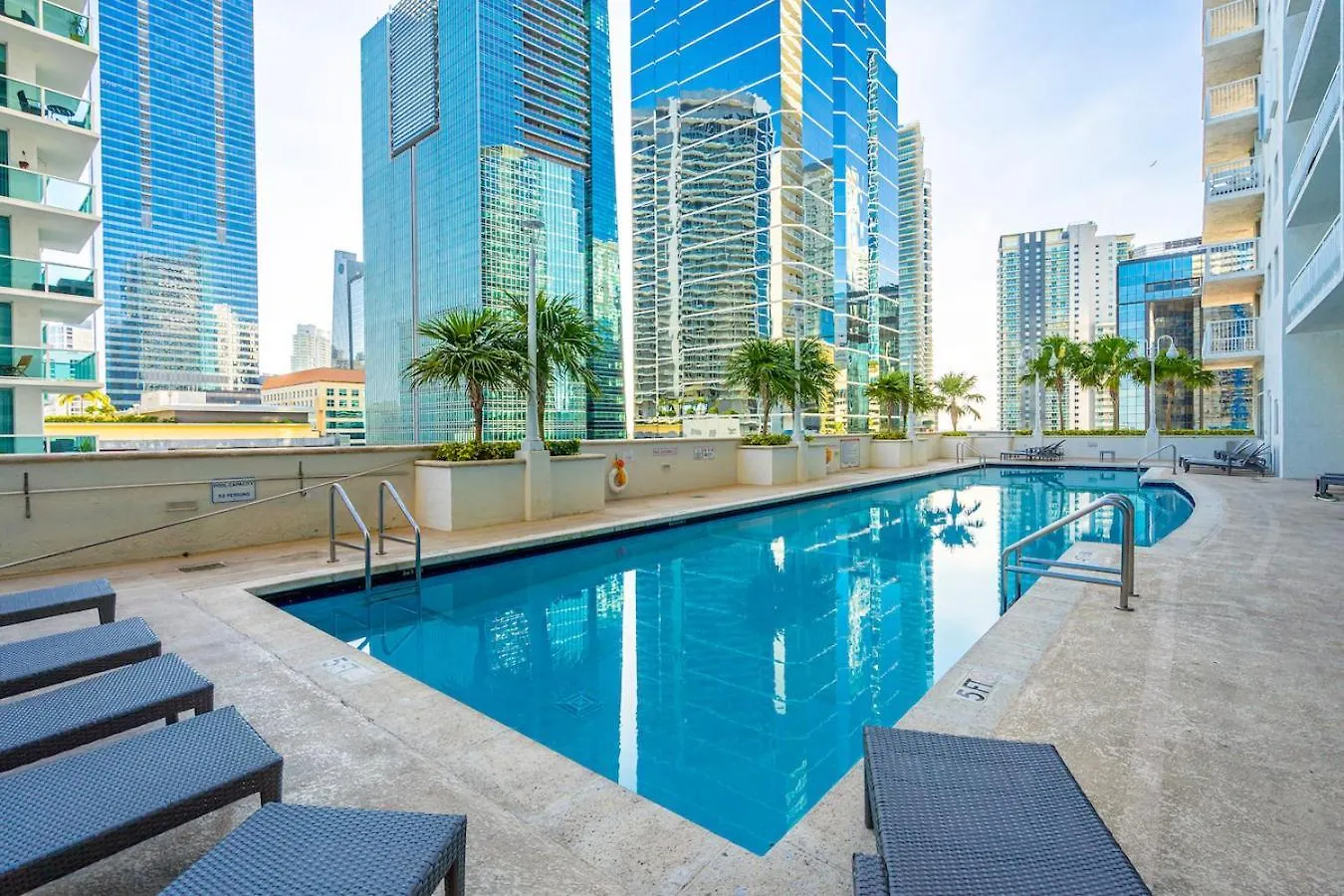 Lägenhet Spacious 2 Bed Unit In Brickell With Free Parking Miami