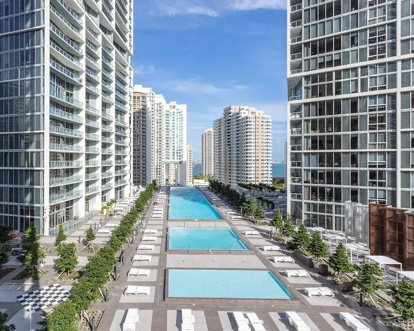 Apartman 44th Floor Corner 2 Bdr• Icon Brickell• Ocean View And Free *