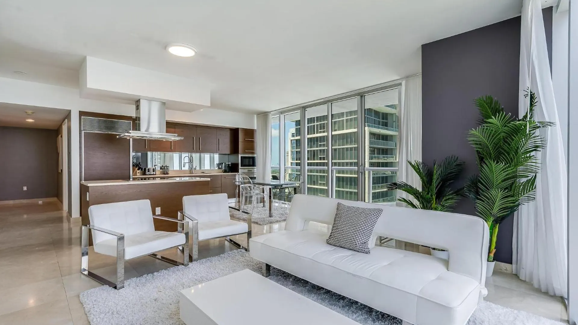 公寓 Icon Brickell Miami- 2 Bedroom With And Water Views! 迈阿密