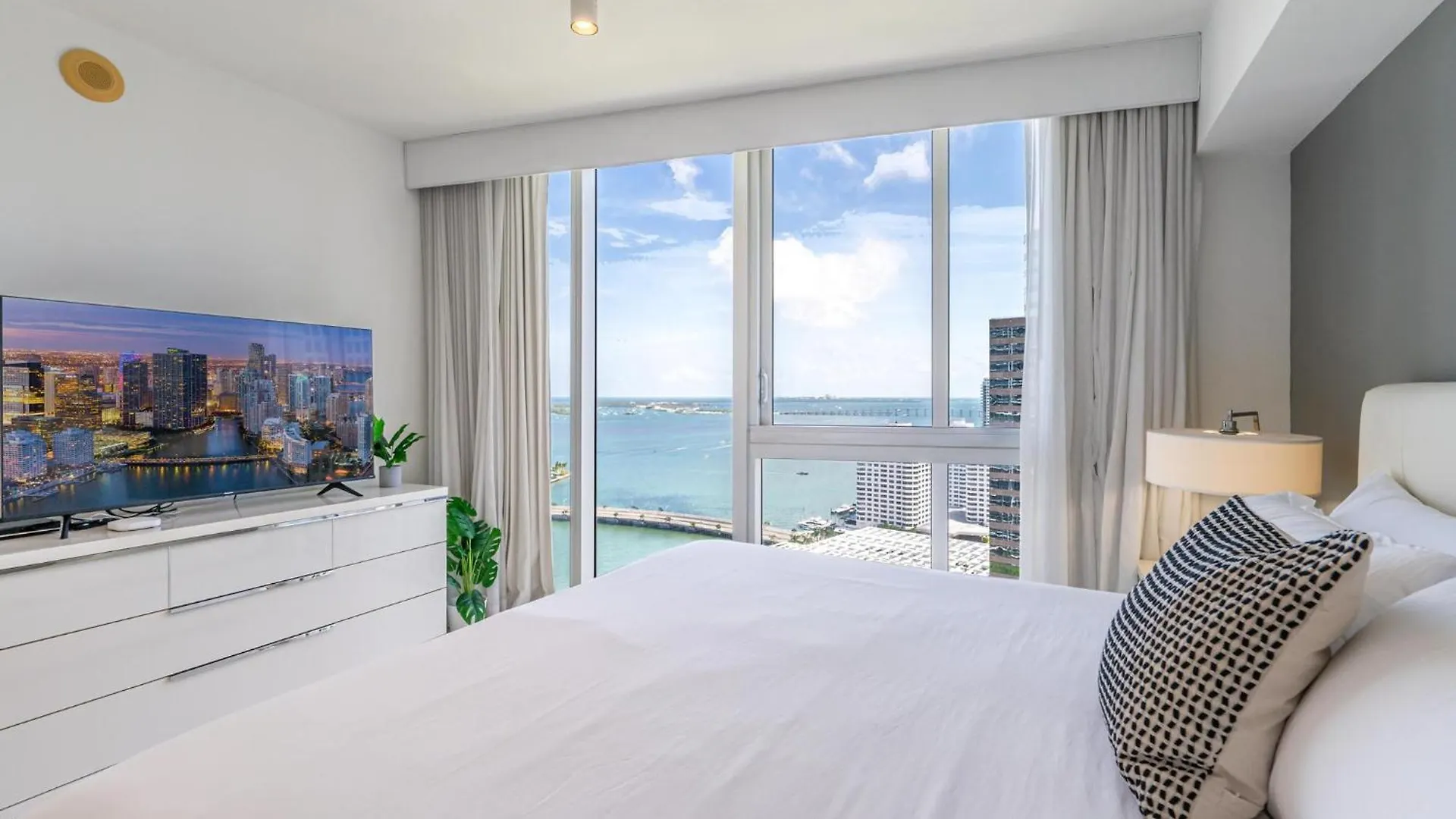 公寓 Icon Brickell Miami- 2 Bedroom With And Water Views! 迈阿密