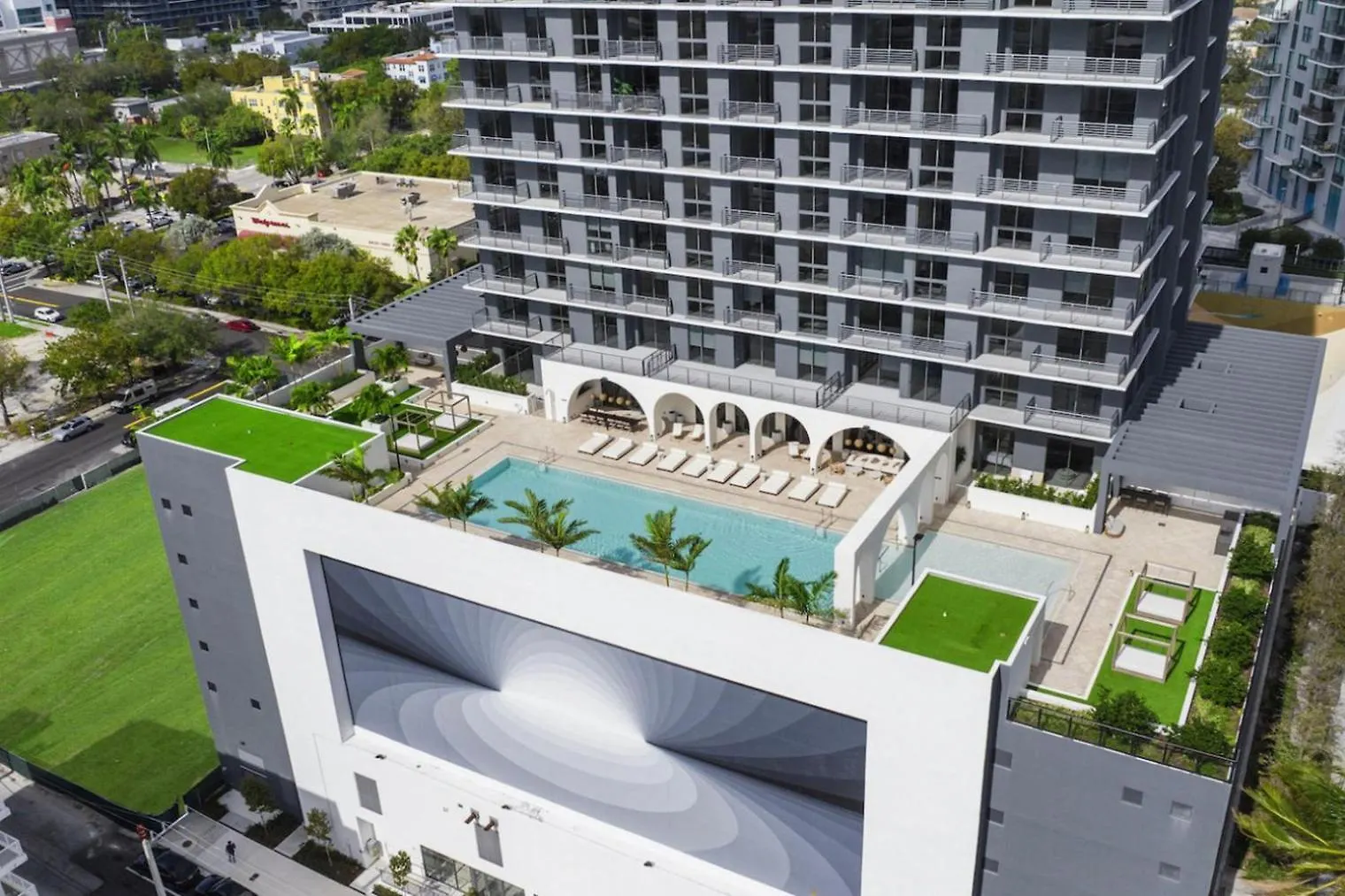 Apartment Blueground Edgewater Balcony Pool Gym Wd Mia-109 *