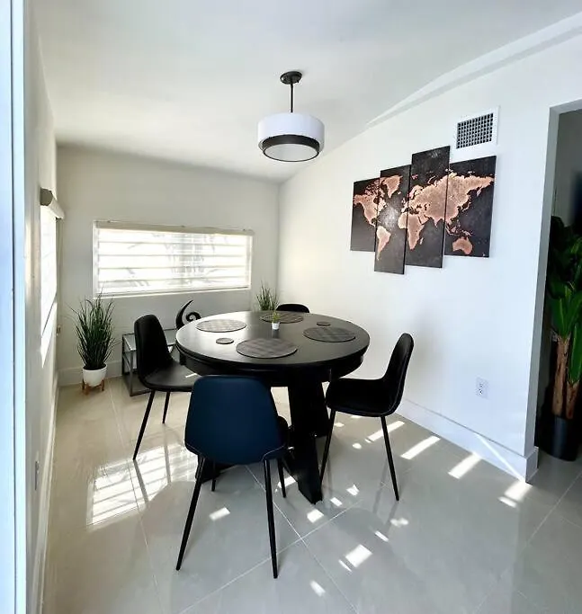 Modern W Jacuzzi Near Wynwood-design District-mia Airport Vakantiehuis *