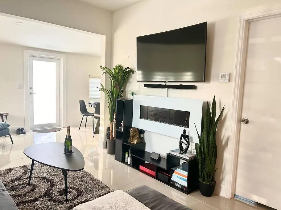 Modern W Jacuzzi Near Wynwood-design District-mia Airport Vakantiehuis