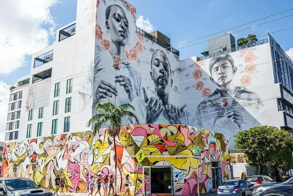 Vakantiehuis Modern W Jacuzzi Near Wynwood-design District-mia Airport Miami