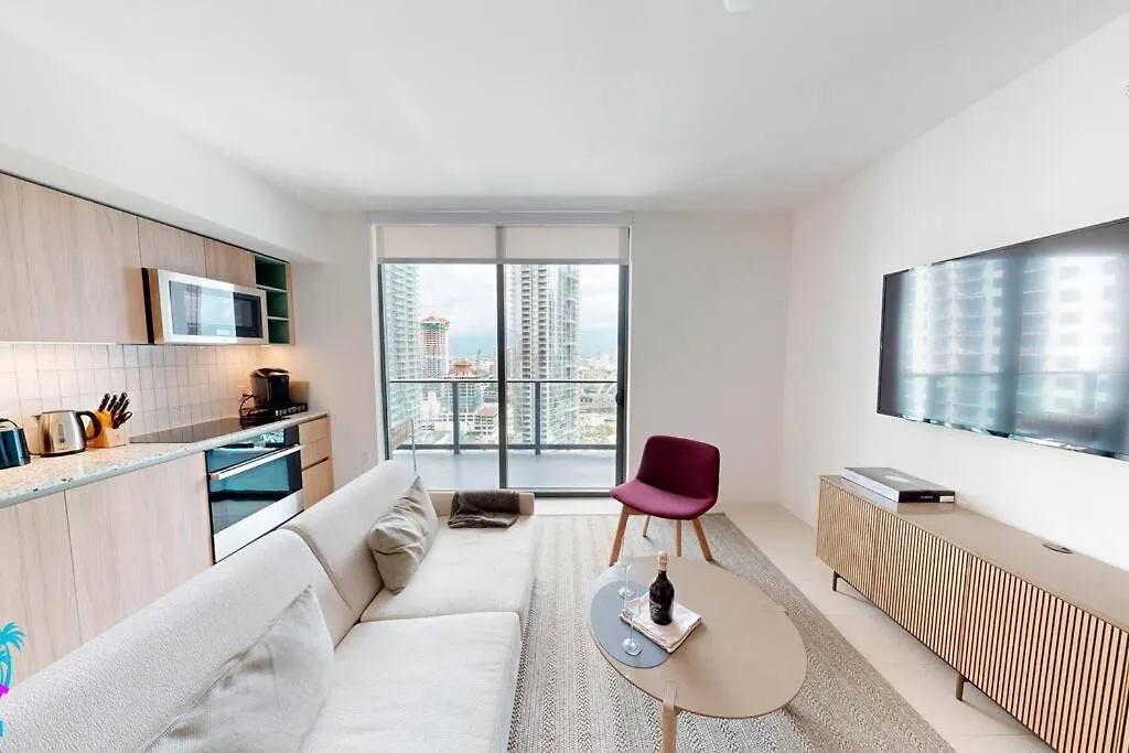 Stunning 2 Bed 2 Bath W Balcony & Incredible Views 아파트 마이애미