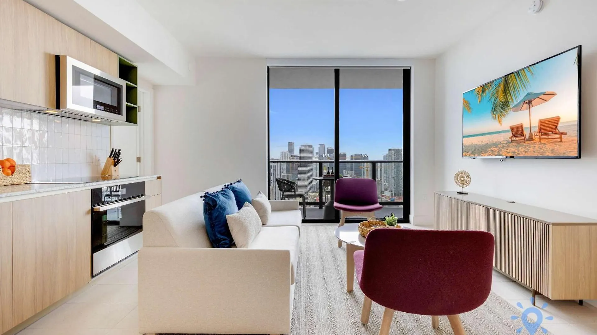 Apartment Luxury 2 Bedrooms Balcony Pool & Gym