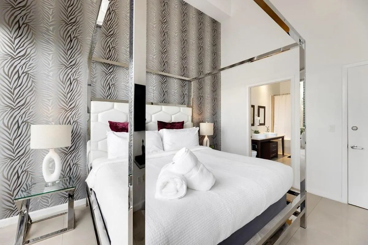 High Ceiling Exquisite 1br 1ba Icon Brickell דירה מיאמי