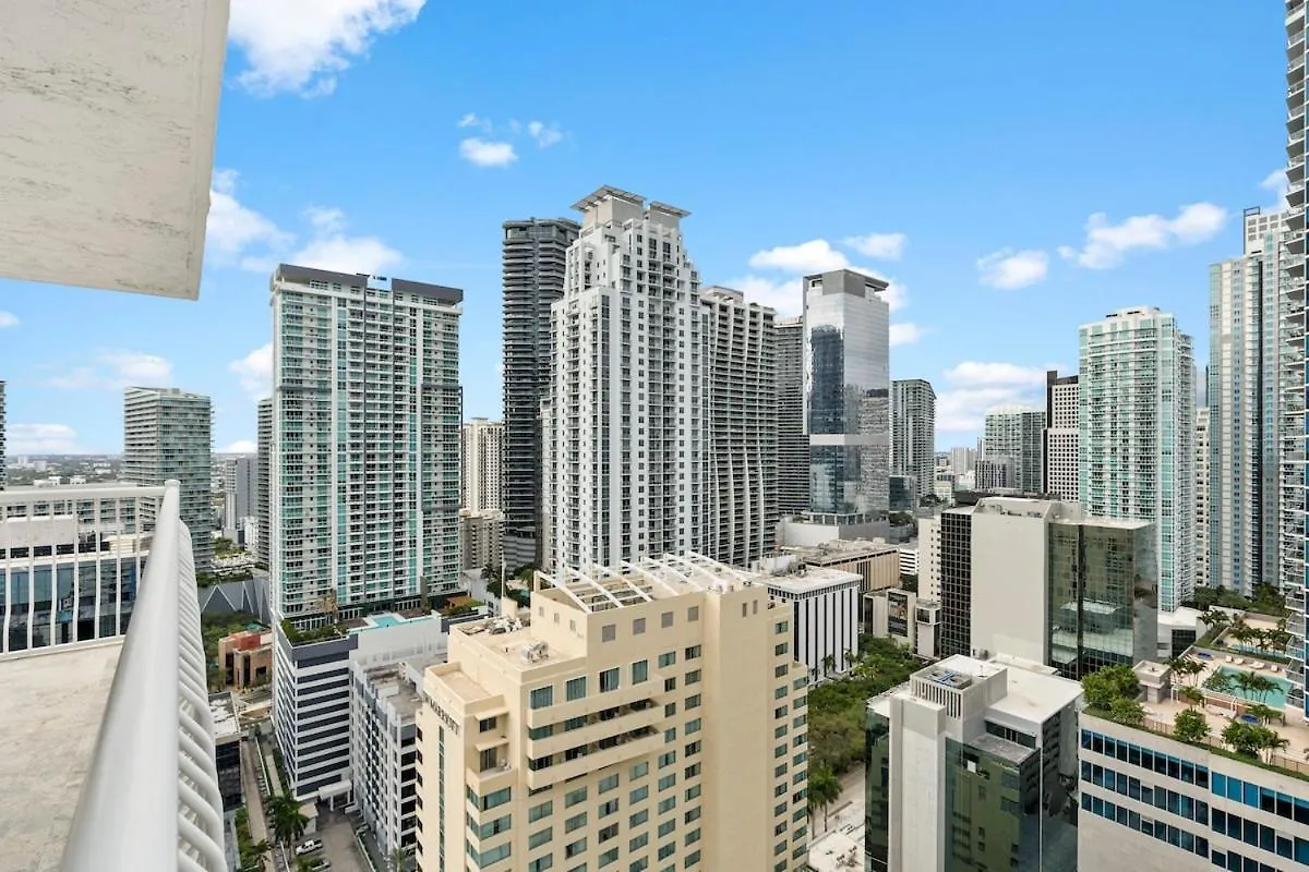 Stunning 3bedroom 34th Floor Brickell Free Parking Miami