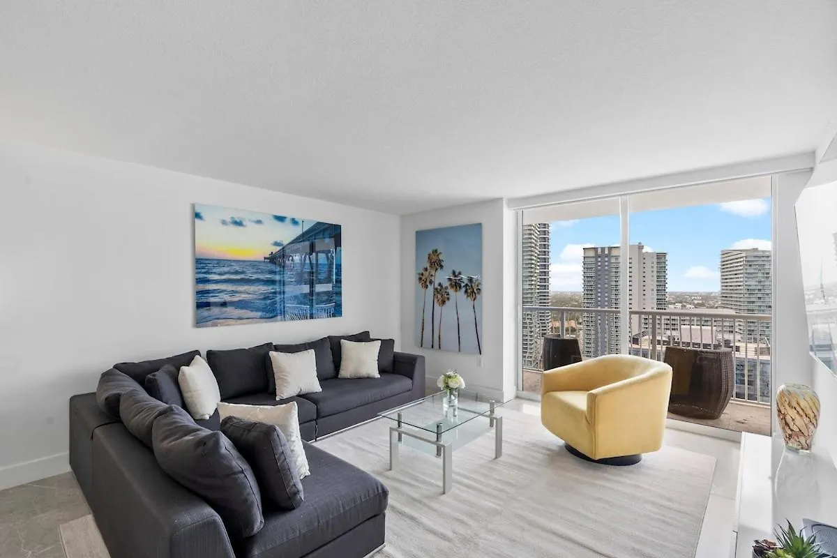 Apartment Stunning 3bedroom 34th Floor Brickell Free Parking Miami