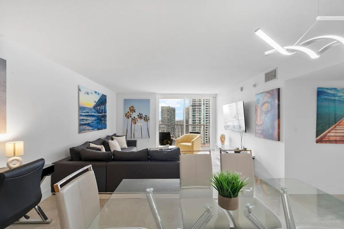Apartment Stunning 3bedroom 34th Floor Brickell Free Parking Miami