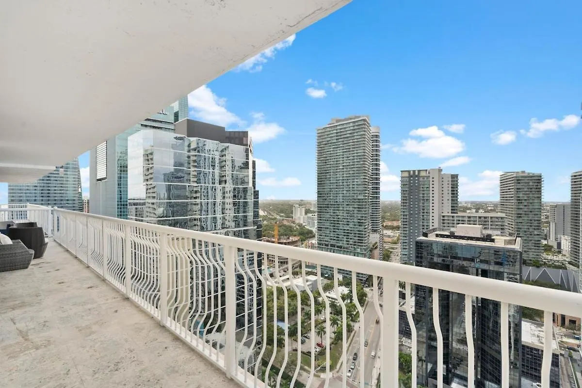 Apartment Stunning 3bedroom 34th Floor Brickell Free Parking *