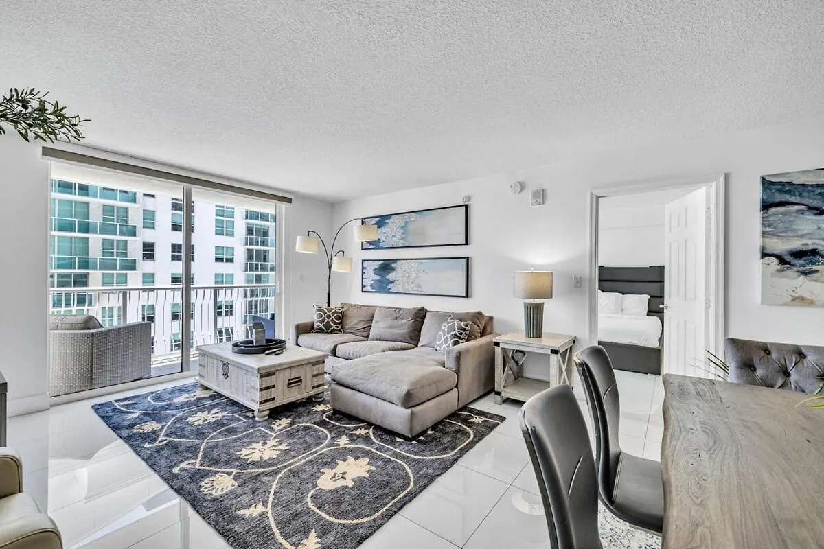 Lägenhet Spacious 1 Bed 1 Bth Brickell Ocean View Miami
