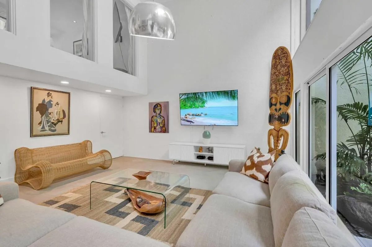 Vakantiehuis Wonderful Tropical Pool House Coconut Grove