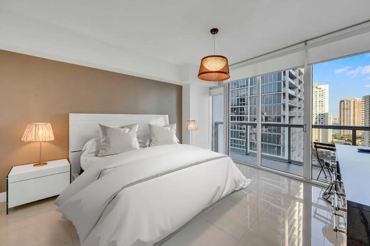 Icon Brickell High Floor With Bay And Pool View 5 Star Appartement Miami