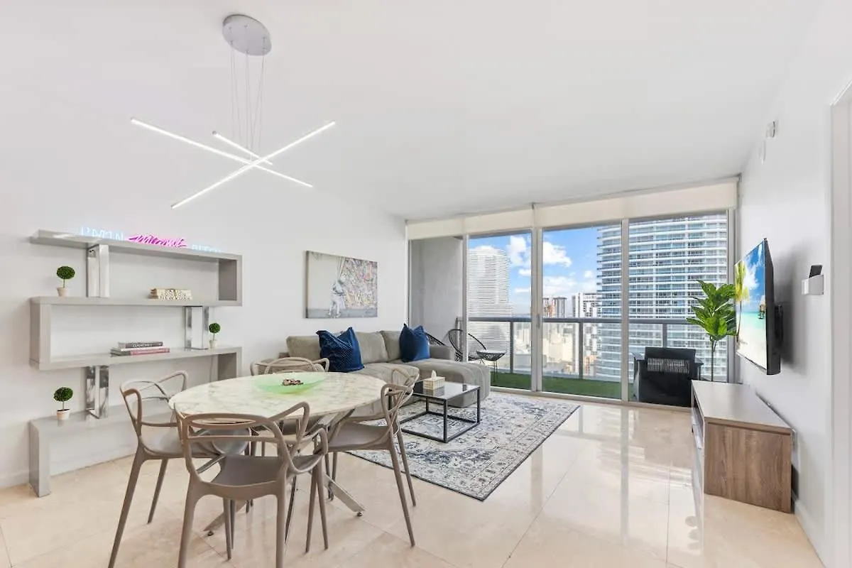 Penthouse Icon W Waterviews Balcony Brickell Nyaraló Miami