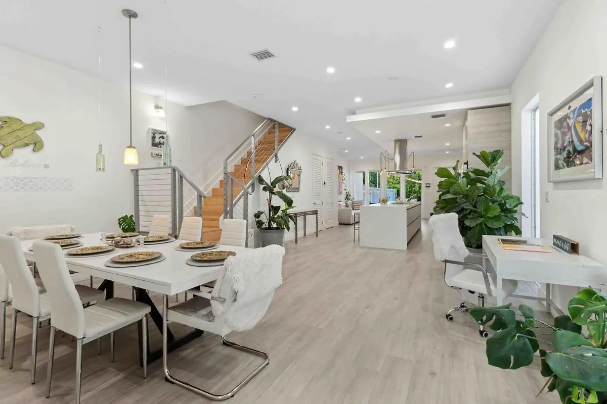 Villa Modern Haven In Paradise W Heated Eco Pool 5b 4b Miami