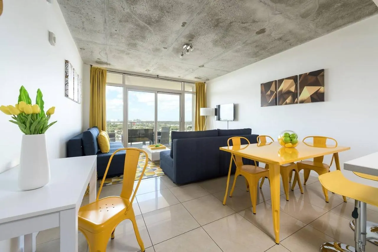 Modern 1 Bedroom Midtown With Free Parking Апартаменты Майами