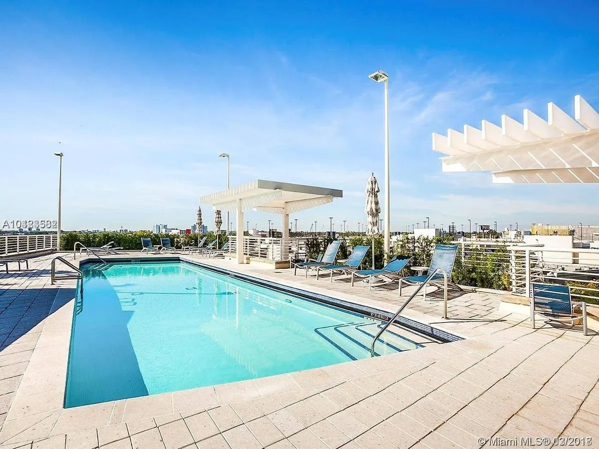 Апартаменты Modern 1 Bedroom Midtown With Free Parking Майами