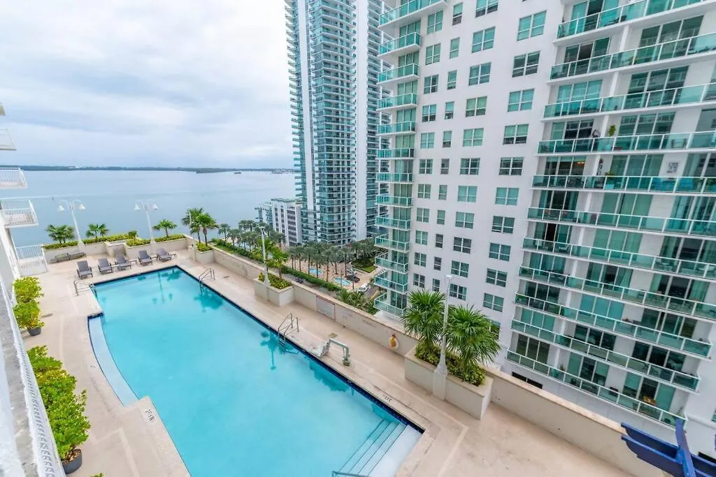 4br With Bay View At Brickell, Free Parking Miami