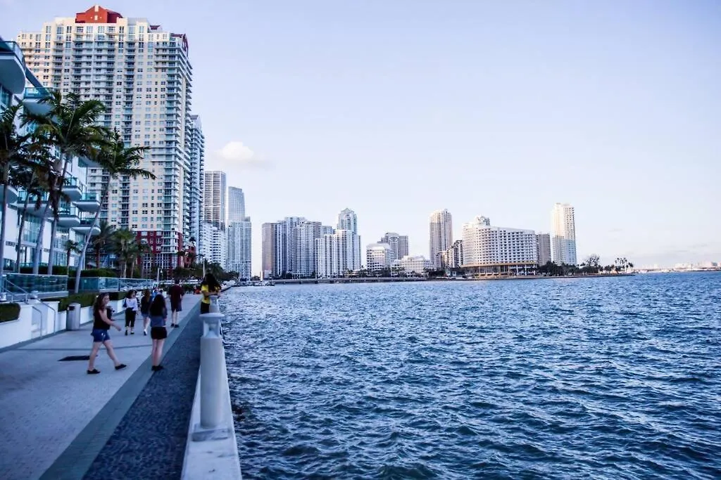 4br With Bay View At Brickell, Free Parking Apartment *
