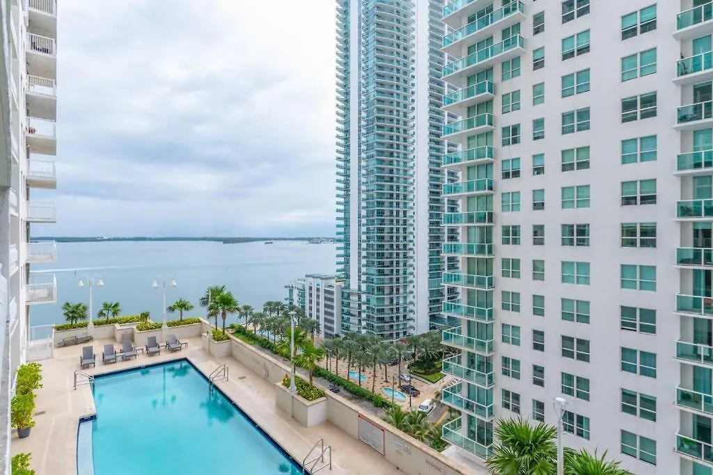 4br With Bay View At Brickell, Free Parking Apartment Miami