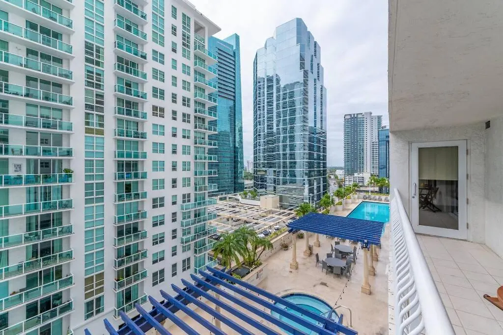 4br With Bay View At Brickell, Free Parking *