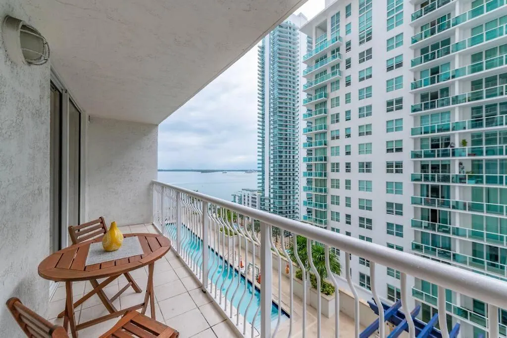 Apartment 4br With Bay View At Brickell, Free Parking