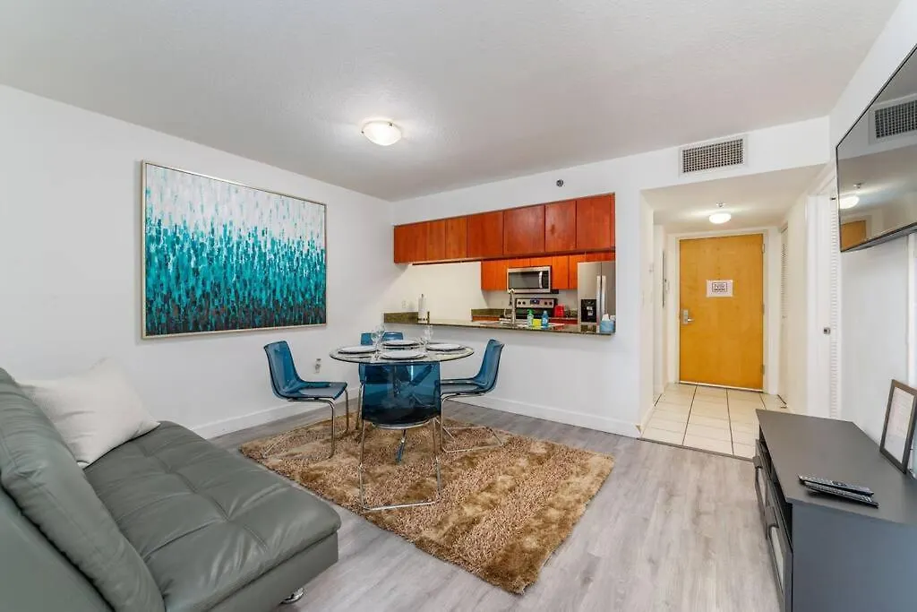 Gorgeous 2br In The Heart Of Brickell, Free Parking Daire *
