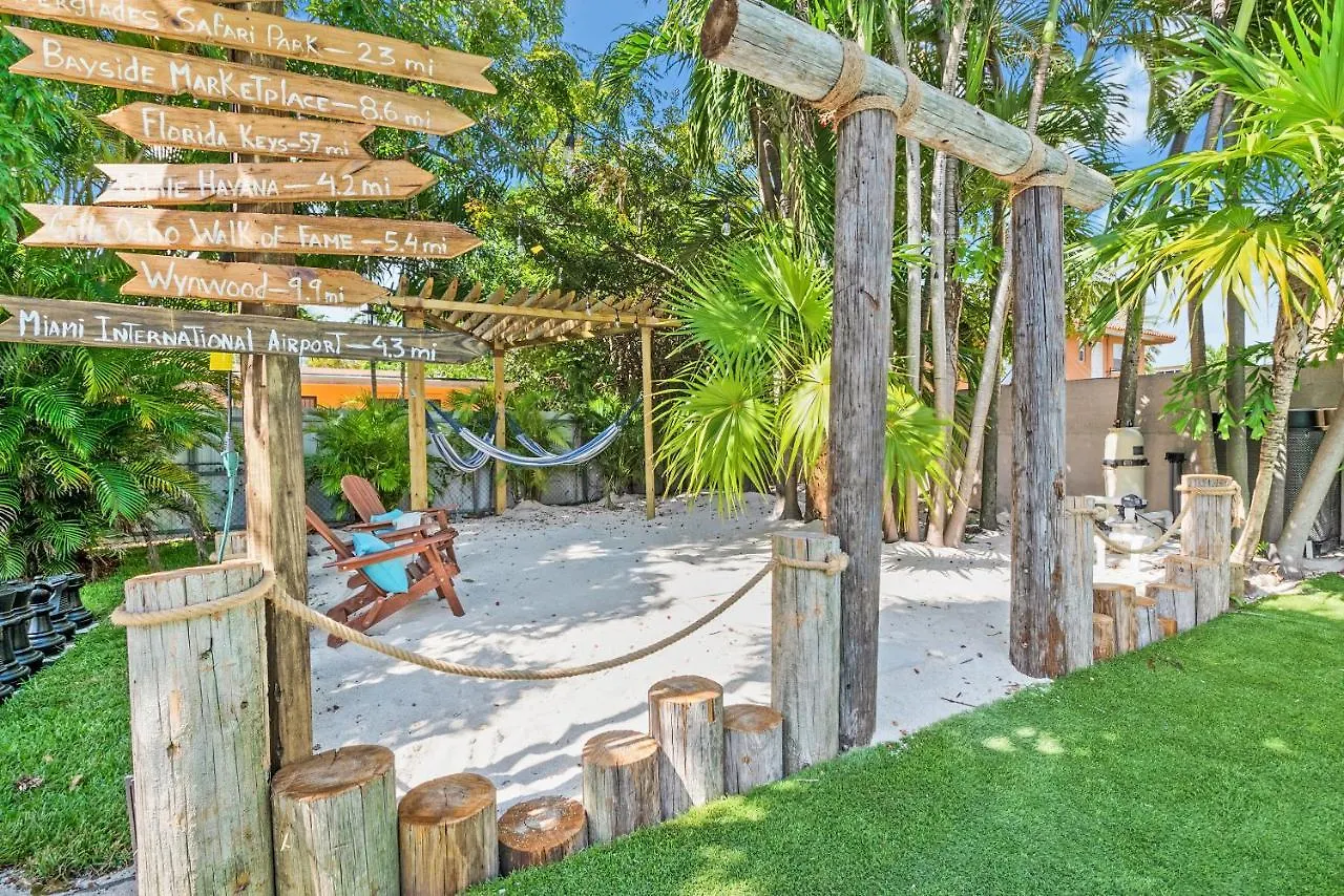 Unique Flagler's Mansion Pickleball Court L37 ヴィラ マイアミ