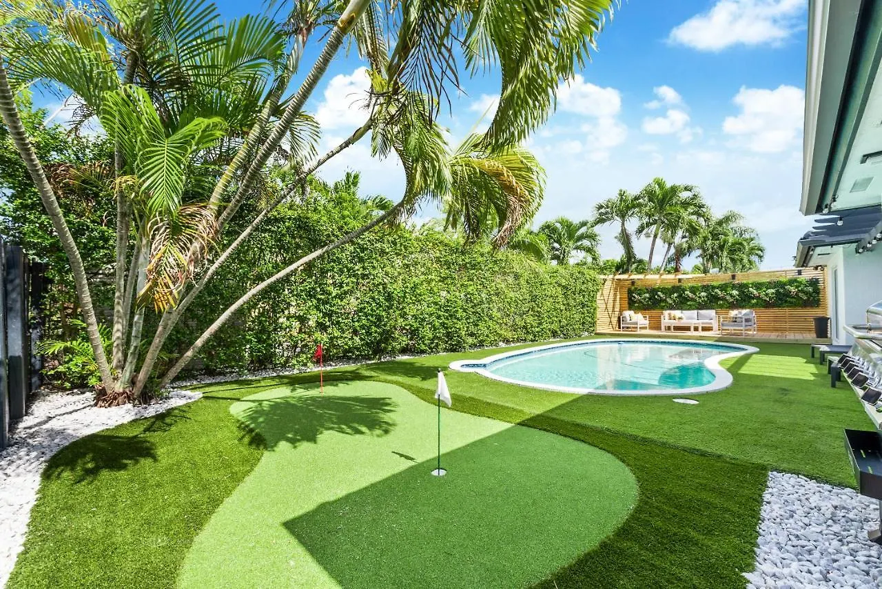 Deluxe House W 5br Mini Golf & Heated Pool L62 * 迈阿密