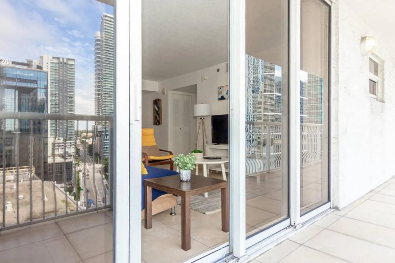 Apartment 2 Bedroom, 2 Bathroom Den Brickell Pool, Hot Tub, And Gym Miami