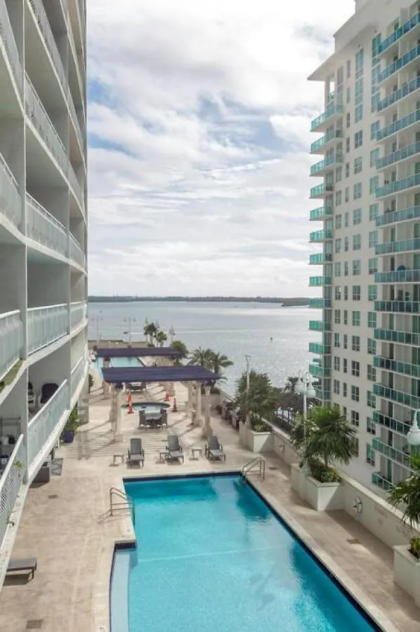 Apartment 2 Bedroom, 2 Bathroom Den Brickell Pool, Hot Tub, And Gym Miami