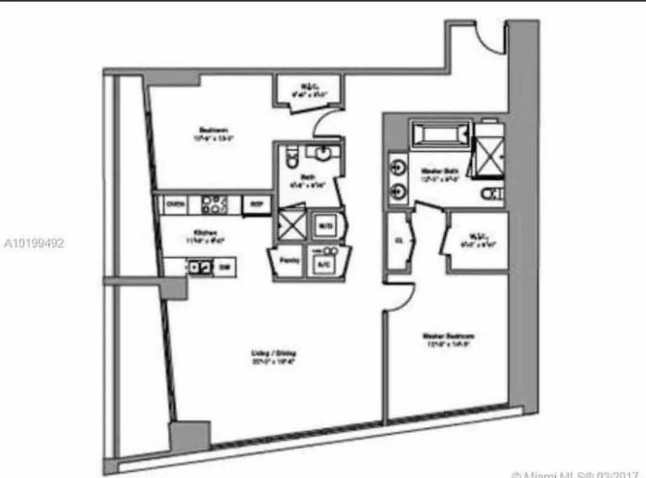 公寓 2 Bedroom With Stunning Views At The W Residences 迈阿密